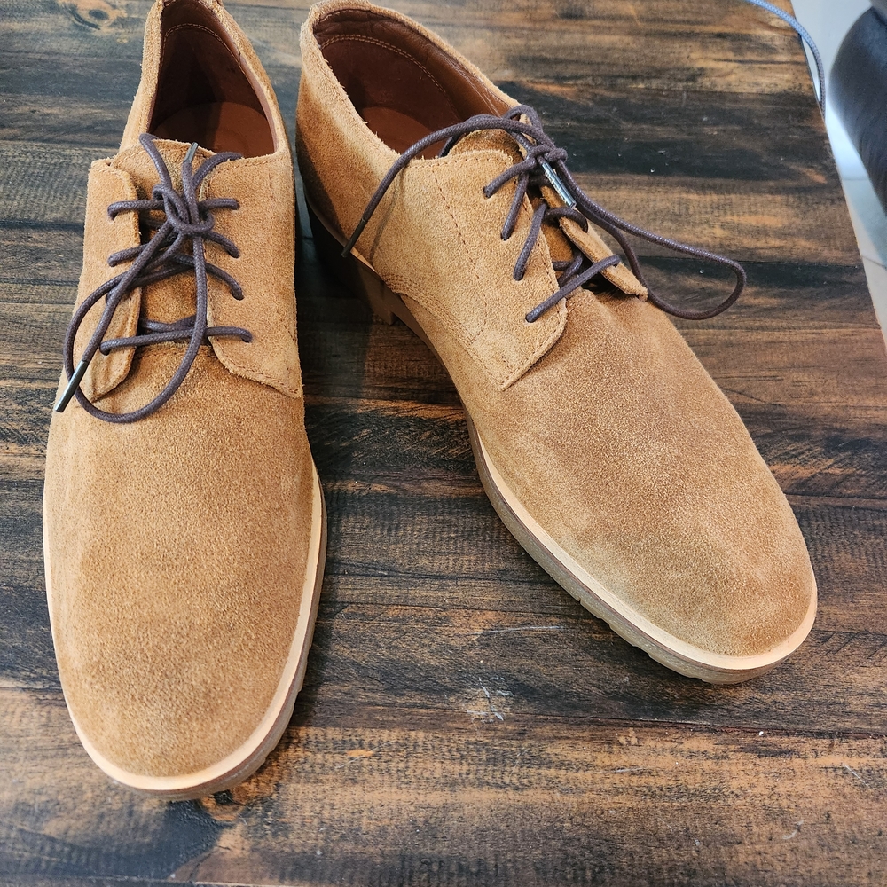 Timberland Men's Tan Leather Shoes SKU X03 - Picture 4 of 12